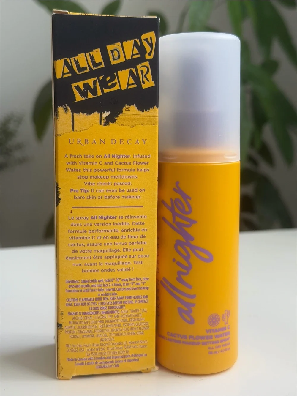 Urban Decay All Nighter Long-Lasting Makeup Setting Spray with Vitamin C 4 oz